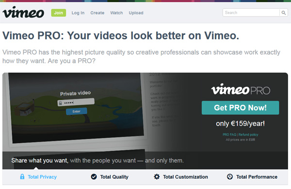 vimeo online video screenshot