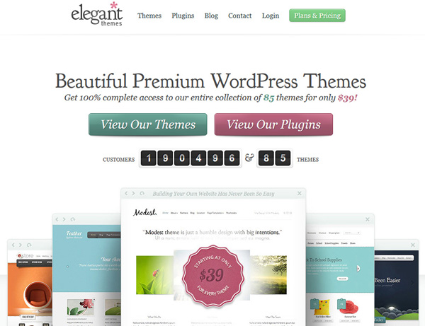 elegant wordpress themes