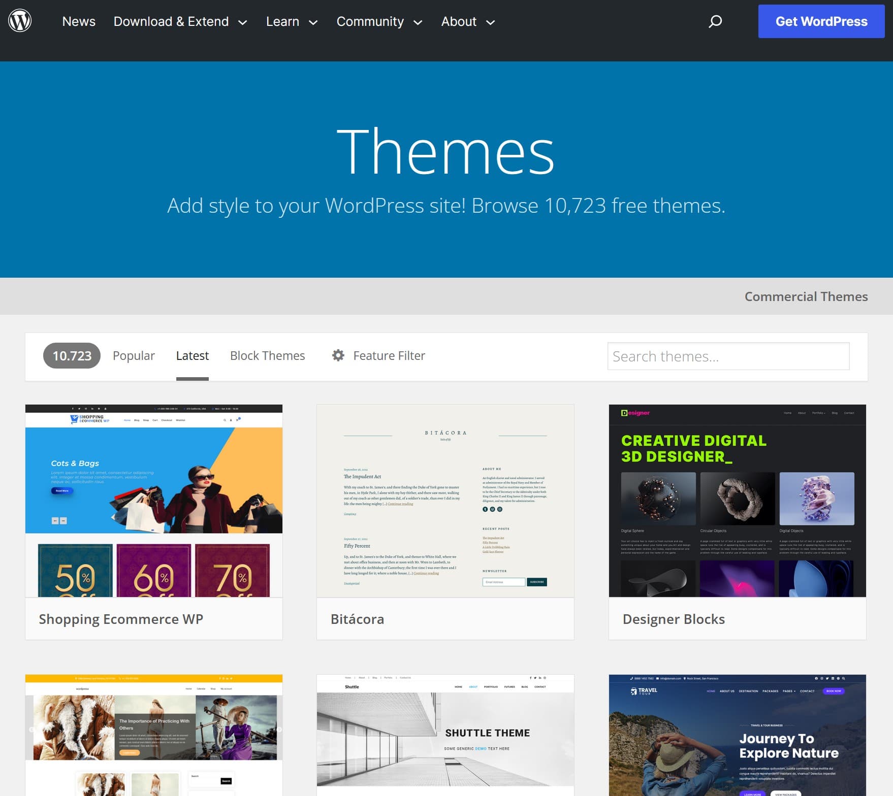 gratis wordpress themes