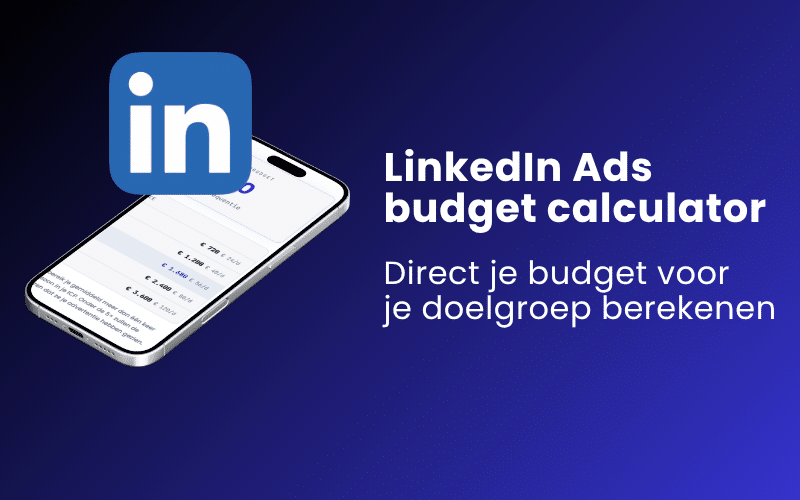 bereken je LinkedIn ads budget calculator
